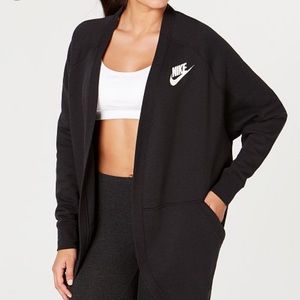 NWOT Nike Sportswear Rally Relaxed Fleece Cardigan